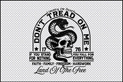 Don't Tread On Me SVG, an Object Graphic by BeeCraftR (Thumbnail 5 of 5)