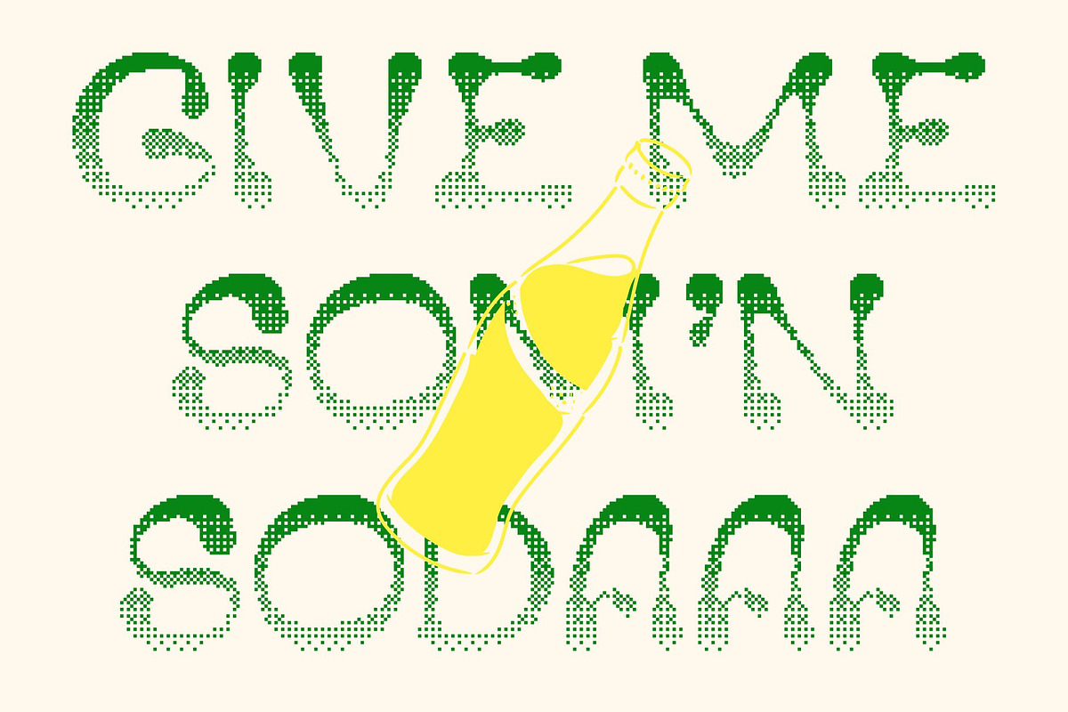 Peacy Halfpixel, a Serif Font by Craft Supply Co. (Photo 6 of 8)