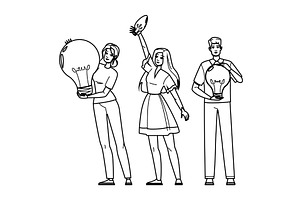 diverse workplace diversity vector, a Person Illustration by pikepicture
