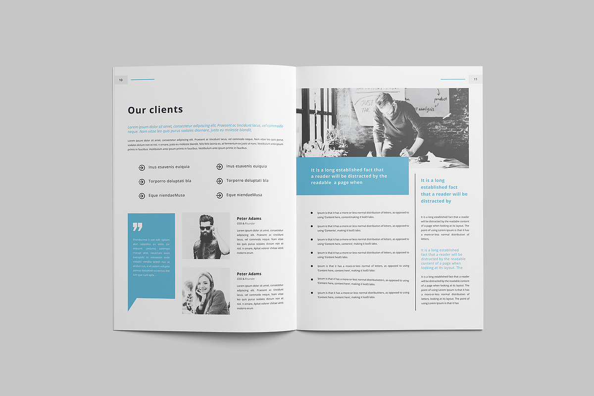 Company profile, a Brochure Template by Tanber Hossen (Photo 6 of 13)