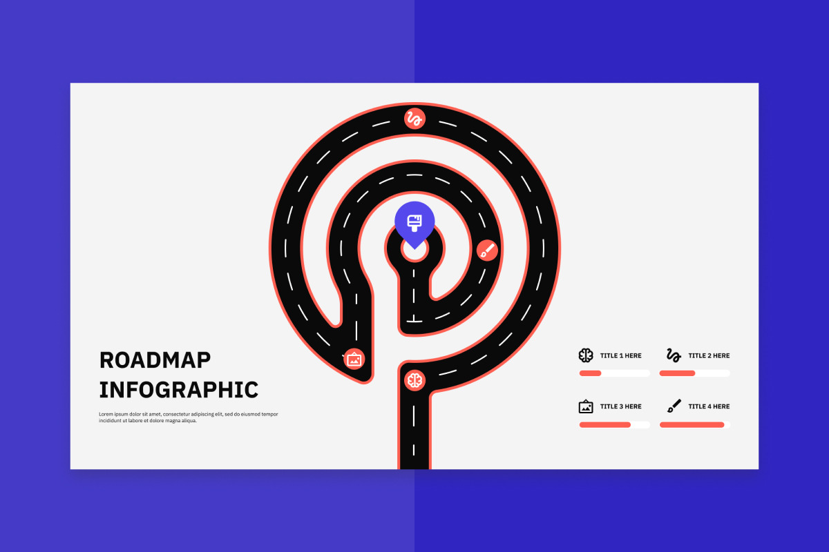 Roadmap Infographic Template V3, a Presentation Template by twinstd (Photo 3 of 4)