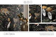 Vintage Tropical Jungle Pattern, a Pattern Graphic by Luiz da Rolt Grathwohl (Thumbnail 2 of 17)