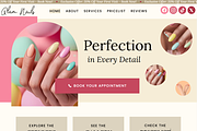 Nail Studio - Website Studio Website, a Wix Template by Kitteeh (Thumbnail 3 of 8)