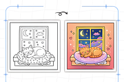 Bold and Easy Cozy Nooks, a Decorative Illustration by Ink Gallery (Thumbnail 4 of 9)