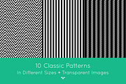 Classic Fashion Patterns, a Pattern Graphic by HMJS Designs (Thumbnail 6 of 7)