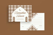 Ramadhan Kareem Greeting Card, a Card Template by graphicook (Thumbnail 2 of 3)