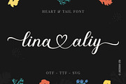 Habiby - Lovely Heart Script Font, a Script Font by Jozoor (Thumbnail 1 of 4)