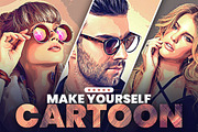 Make Yourself Cartoon, an Action Add-On by U_Design (Thumbnail 1 of 7)
