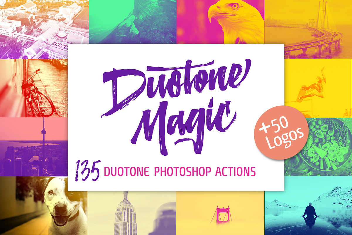 Duotone Magic- Photoshop actions, an Action Add-On by Pulp Creative Studios (Photo 1 of 8)