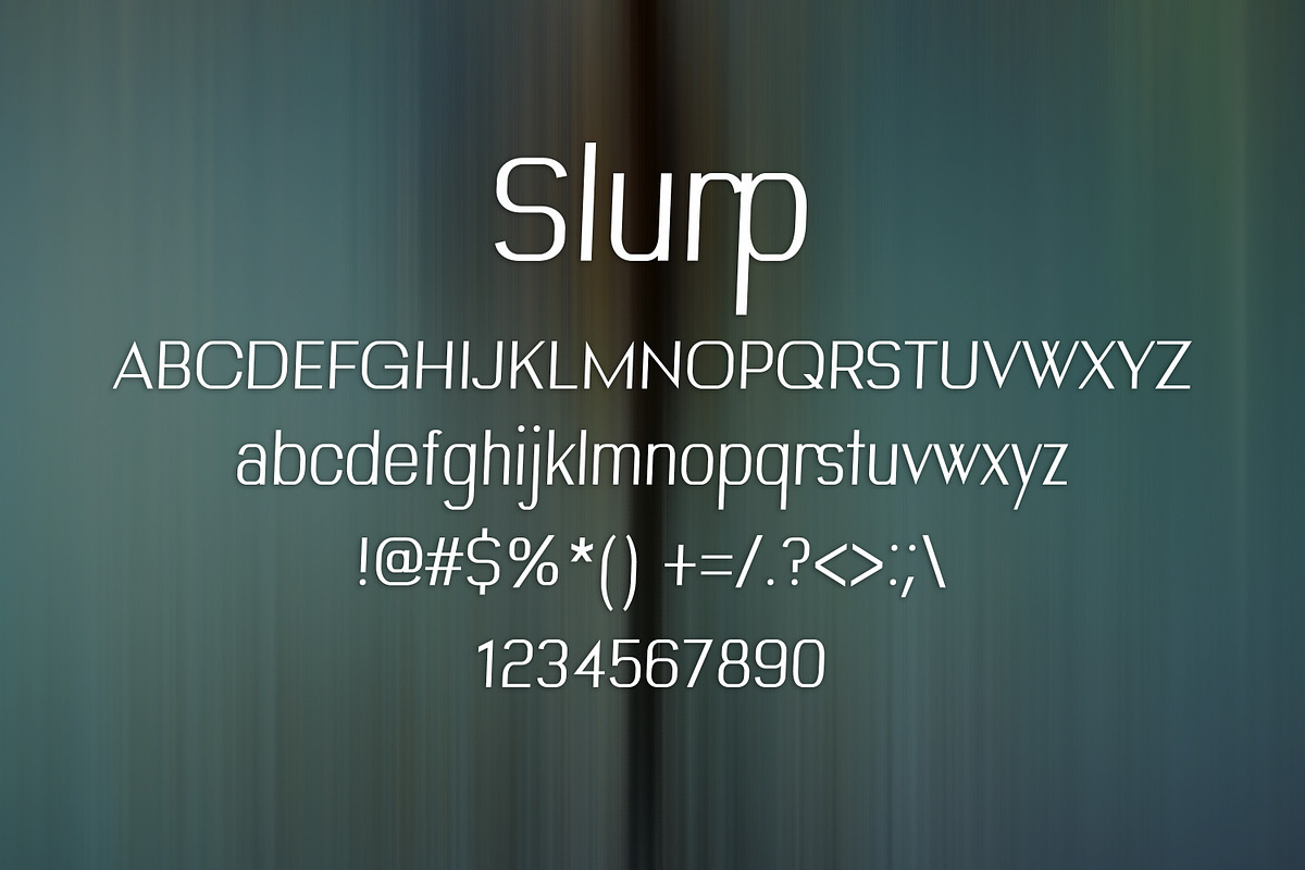 SLURP font preview 2