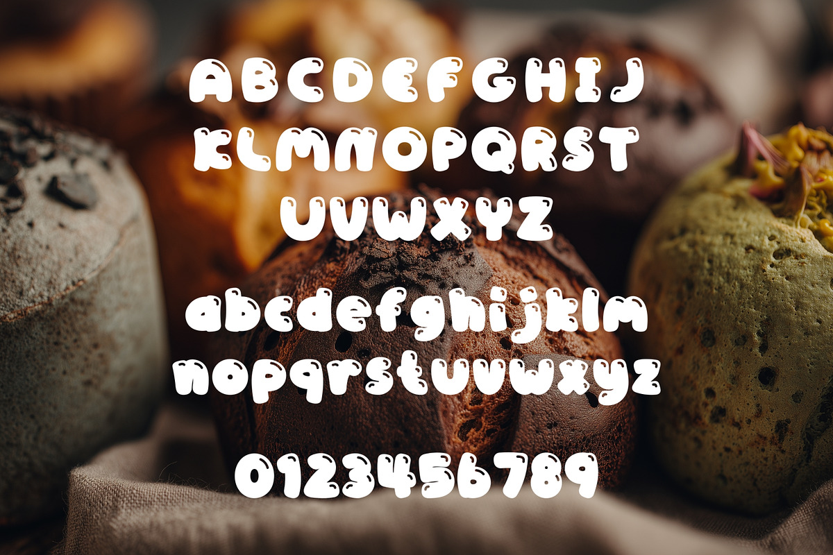 Bubble Display Font - Candy Soda, a Handwritten Font by ZoloDesignHub (Photo 2 of 9)