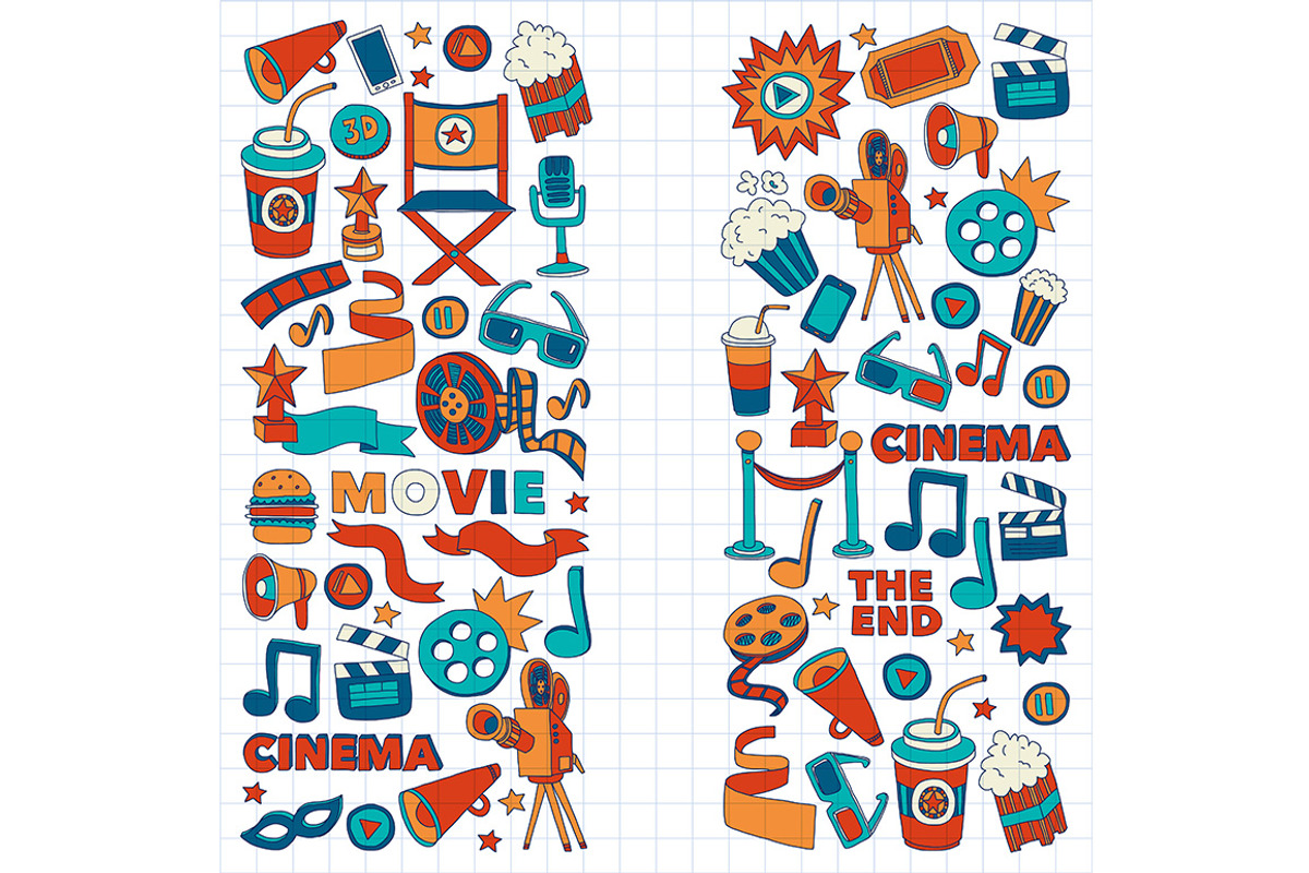 It's movie time! Notepad paper, a Texture Illustration by Art Loft (Photo 11 of 16)