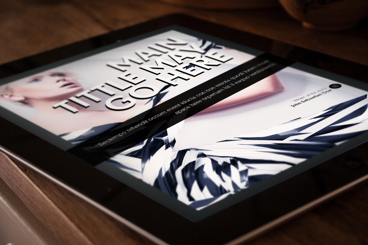 Ipad Design Magazine 3, a Magazine Template by Luuqas Design (Photo 4 of 6)