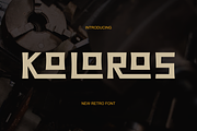 Koloros Font, a Serif Font by albert_kalingga (Thumbnail 1 of 5)