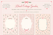 Blush Cottage Floral Collection, a Background Graphic by by creative paper (Thumbnail 4 of 4)
