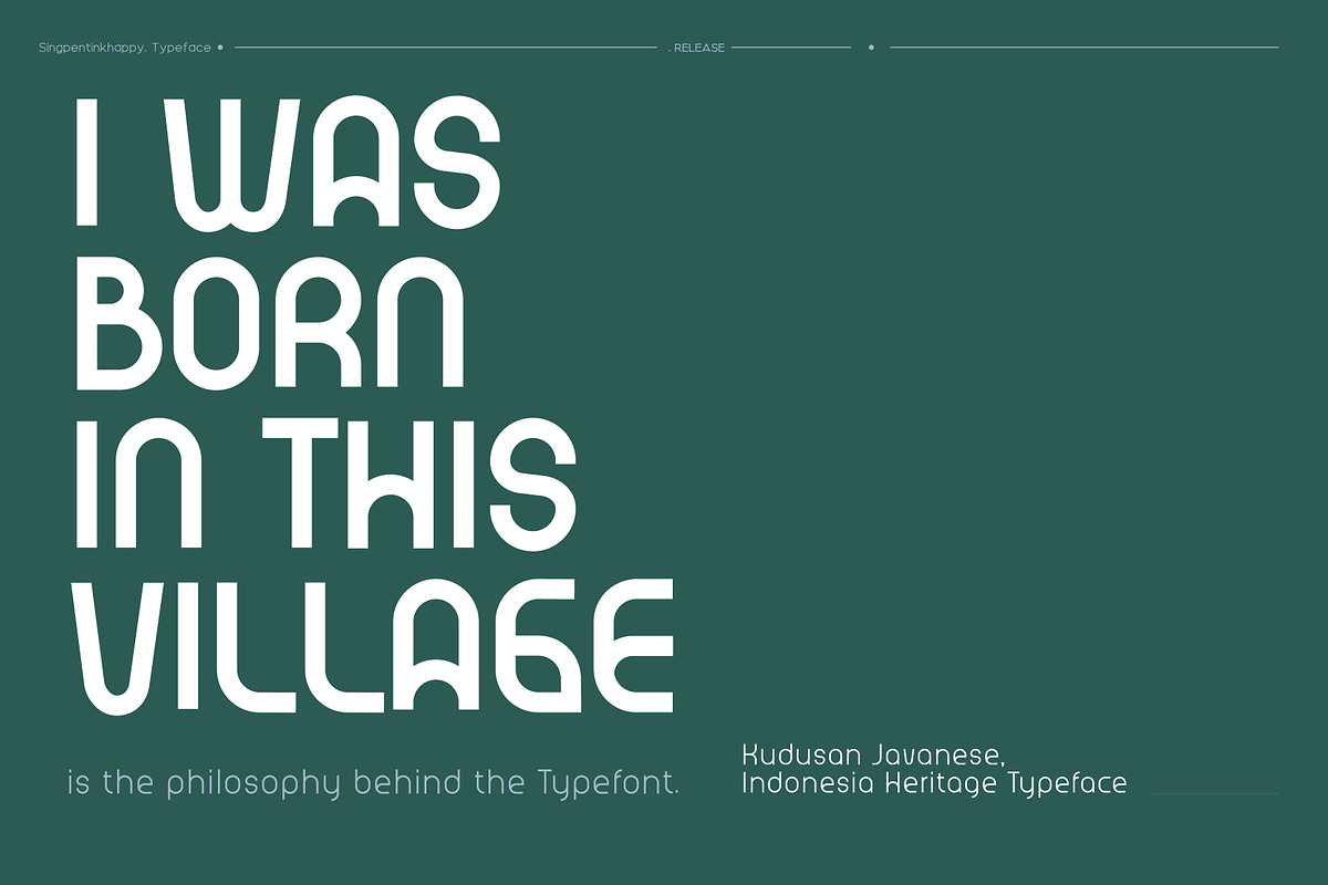 Jekulo Indonesia, a Sans Serif Font by singpentinkhappy (Photo 2 of 17)