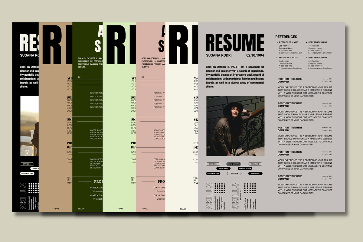 Resume Kit - Canva template, a Resume Template by Prodesign (Photo 3 of 6)