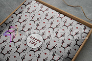 Christmas Mask Icon Seamless Pattern, a Graphic by Artiverge (Thumbnail 5 of 7)