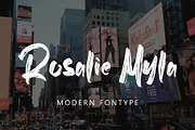 Rosalie Myla, a Handwritten Font by HaKi Studio (Thumbnail 1 of 5)