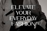 Chowats - Modern Fashion Font, a Sans Serif Font by QR Design Studio (Thumbnail 5 of 13)