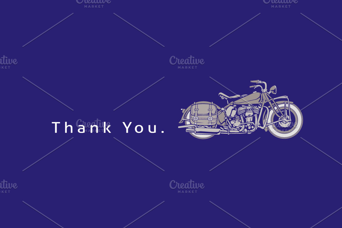 Vintage Motorcycle Logo, a Branding & Logo Template by Kongstones_std (Photo 5 of 6)