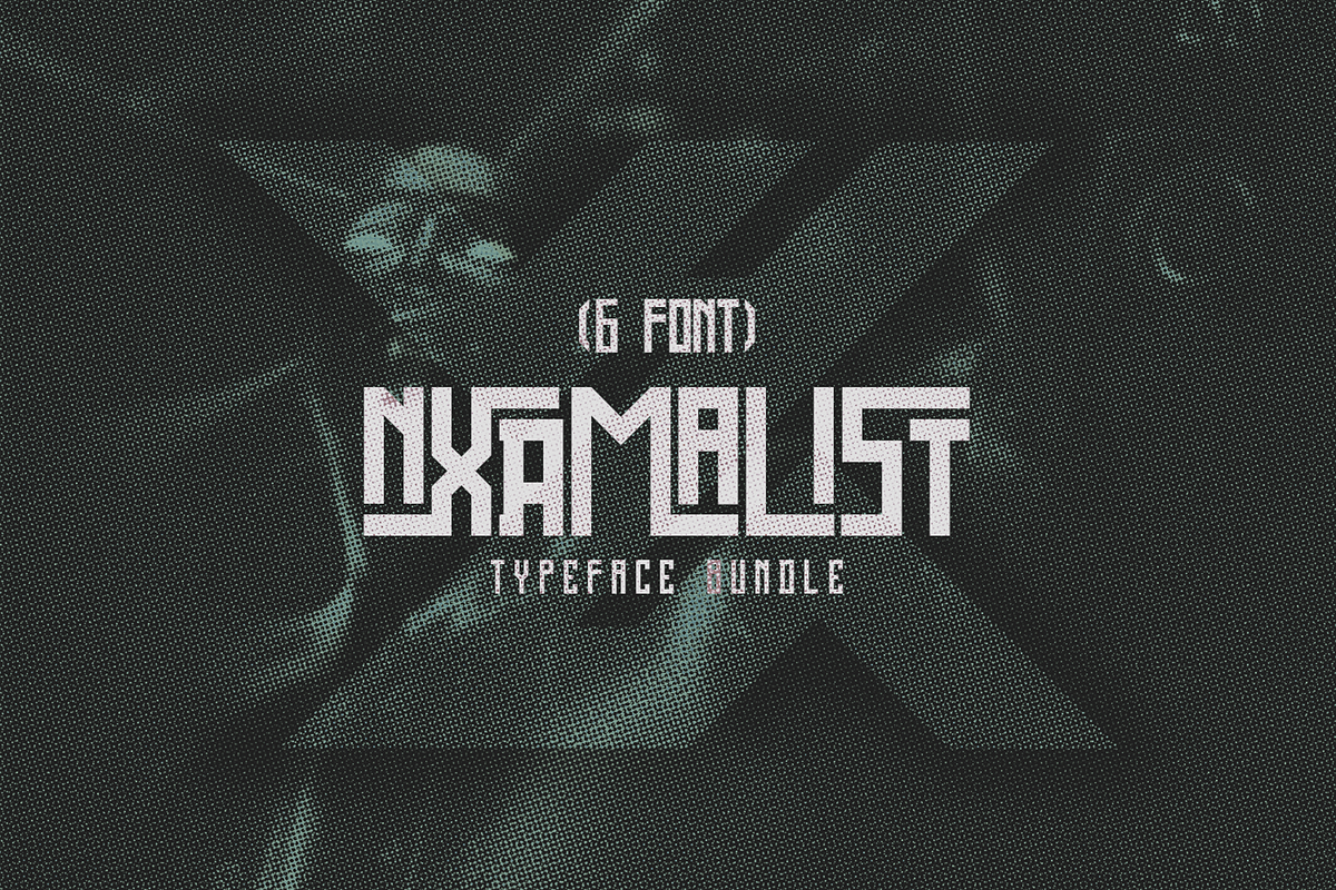 NXRMALIST Typeface Bundle [6 Fonts], a Font by NXRMALIST (Photo 1 of 2)