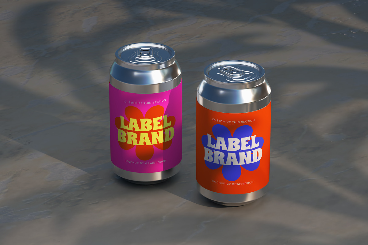 Can Bottle Mockup, a Cups & Container Mockup by graphicook (Photo 4 of 4)