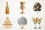 Elegant New Year Balloons and Champa, an Illustration by RobertsArt (Thumbnail 4 of 5)