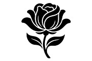 Floral Rose Lotus Silhouette, an Object Graphic by Gfx_Store (Thumbnail 10 of 14)