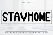 Stayhome, a Font by FreshTypeINK (Thumbnail 1 of 7)