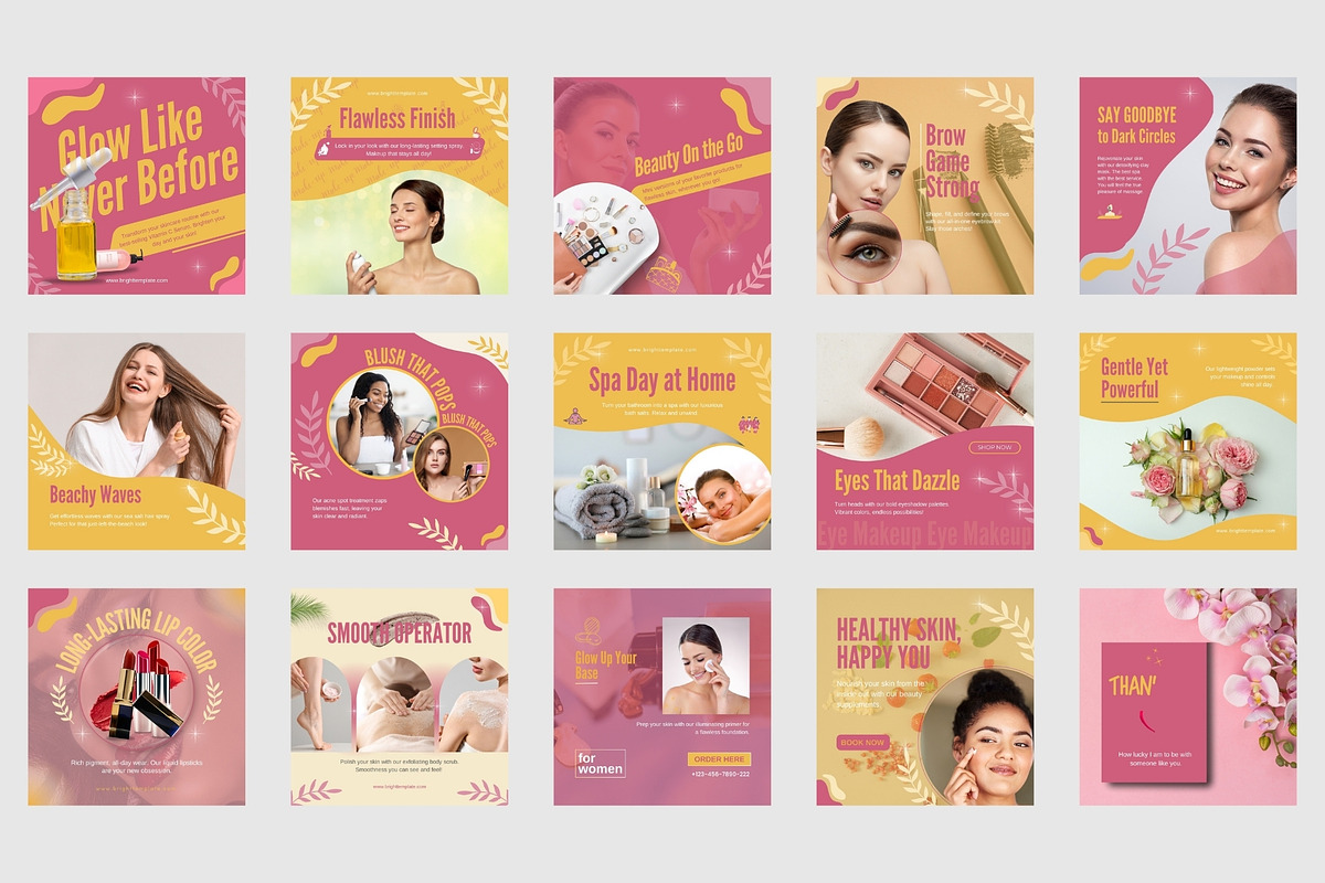 Canva Social Media Instagram Post, a Social Media Template by TheBrightGrap (Photo 11 of 12)