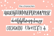 Saturday Brunch, a tight tall script, a Script Font by Rachel White Art (Thumbnail 3 of 18)