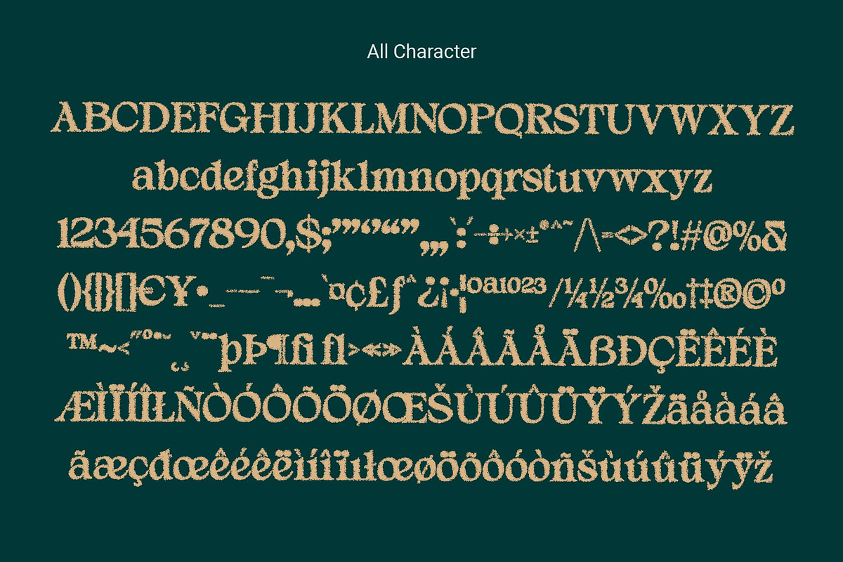 Alvinus Unfocus, a Serif Font by Craft Supply Co. (Photo 3 of 8)