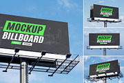 Billboard Mockup, an Advertising Mockup by Se٧enStudio (Thumbnail 1 of 5)