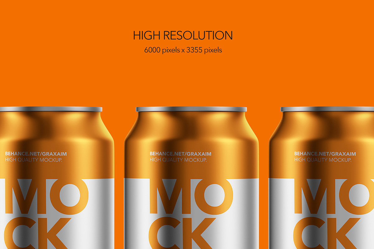 Drink Cans - Bundle Mockup, a Packaging Mockup by Graxaim Mock-up (Photo 6 of 7)