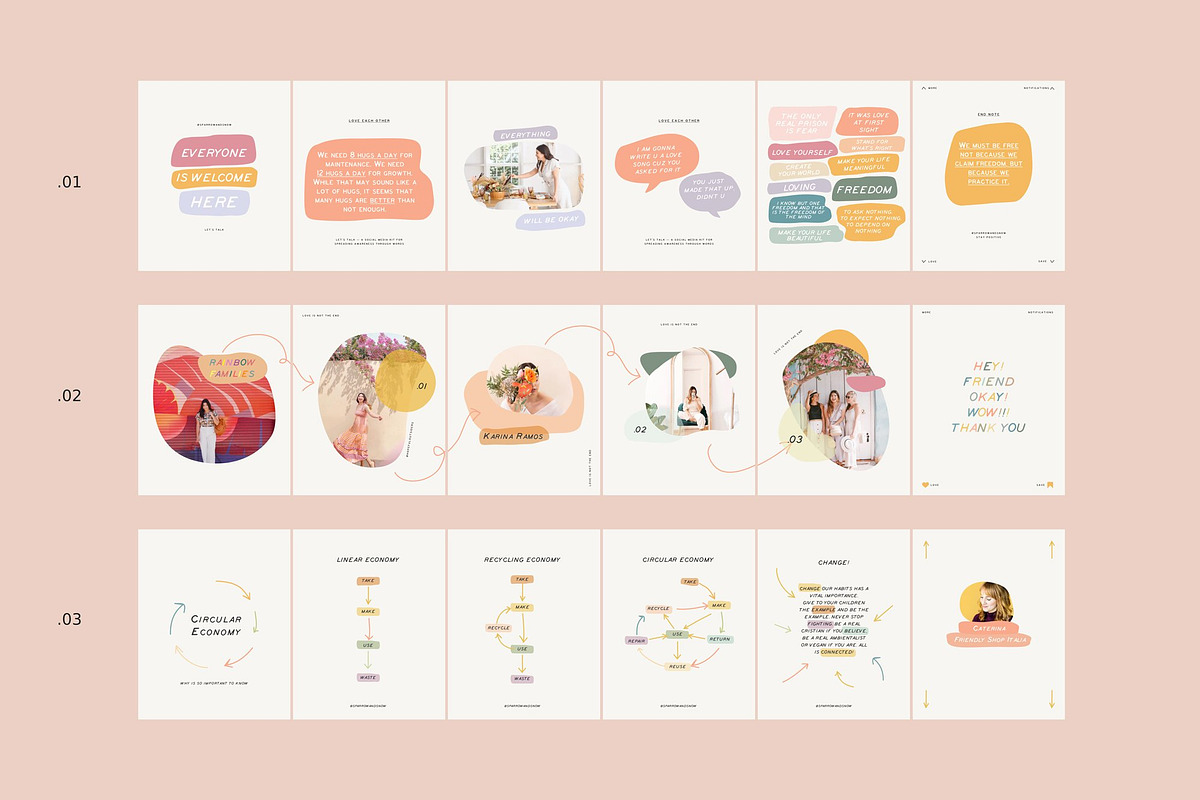 Instagram Educational Carousel Canva, a Social Media Template by Sparrow & Snow (Photo 2 of 10)
