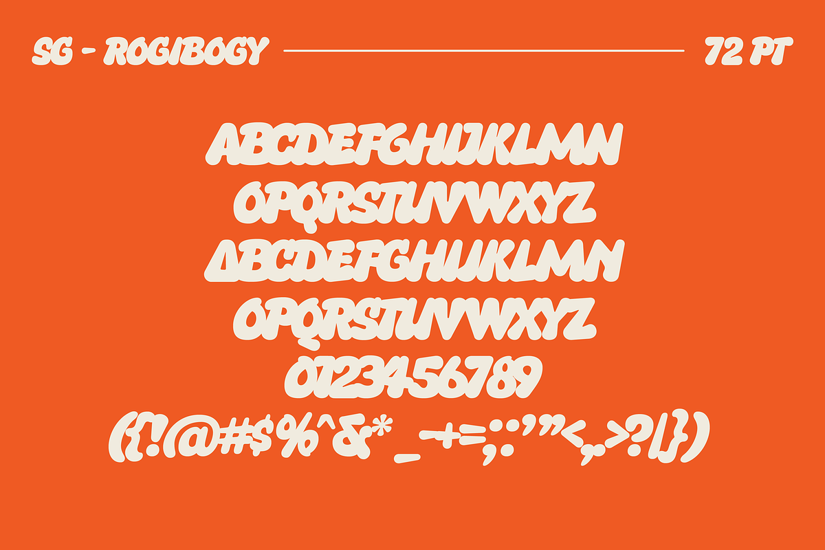 SG - ROGIBOGY, a Font by Studio Gulden (Photo 3 of 10)