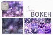 Berry Bokeh Backgrounds, a Texture Graphic by rileyBgraphics (Thumbnail 1 of 8)