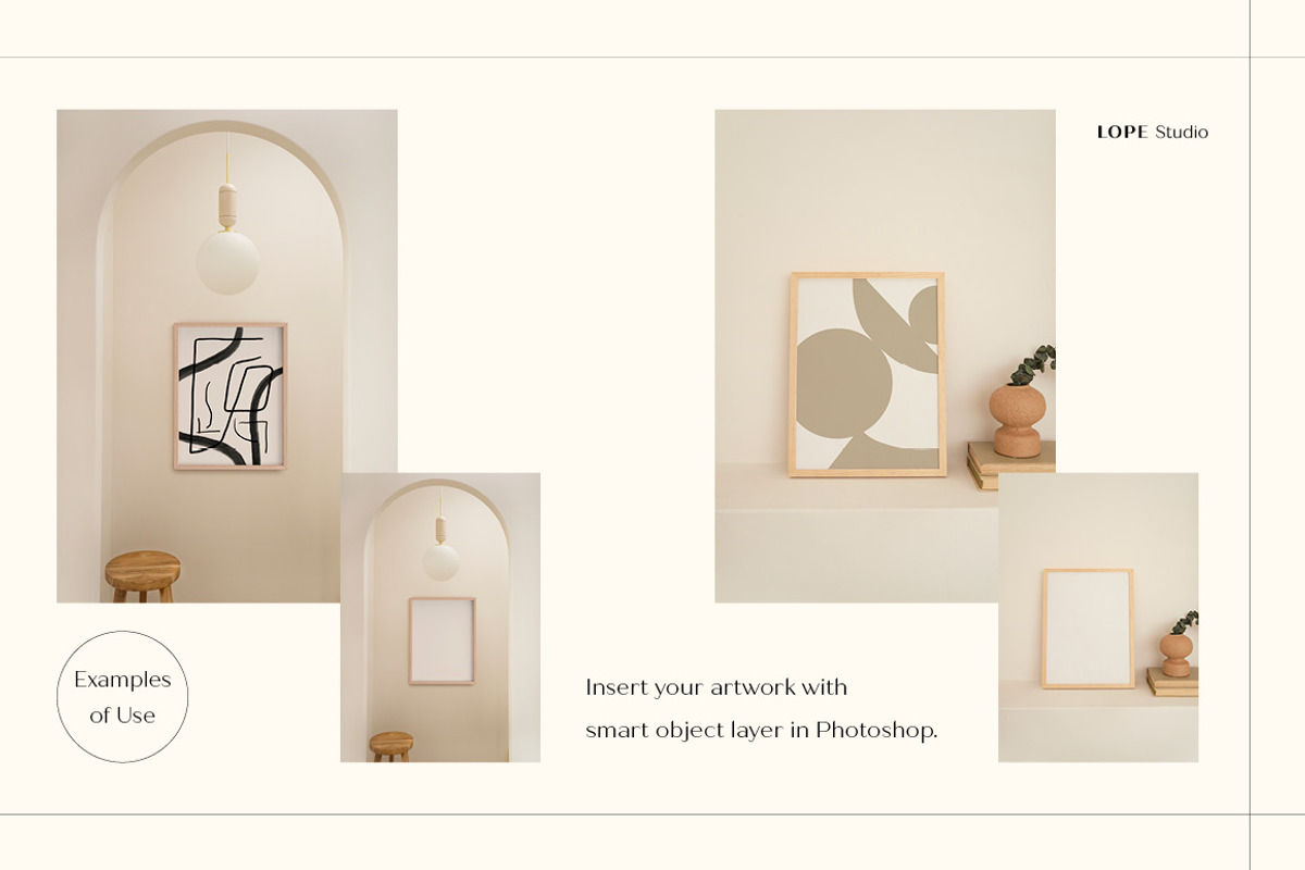 Frame Mockup Bundle, a Print Template by LOPEstudio (Photo 8 of 11)