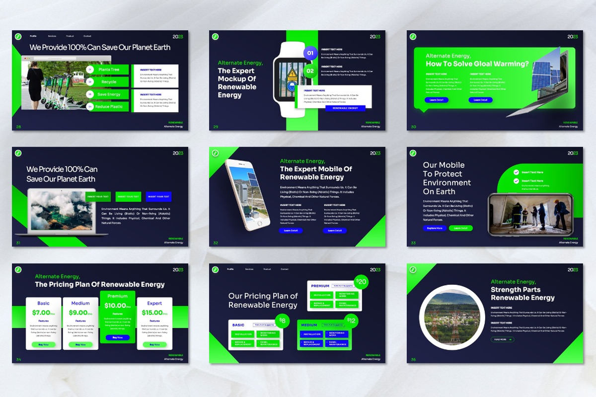Neopower -Alternate Power Powerpoint, a Presentation Template by Dhabee (Photo 7 of 8)