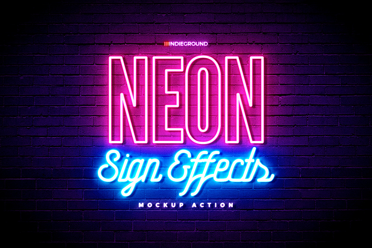 Neon Sign Effects, an Action Add-On by Indieground Design Inc. (Photo 1 of 11)