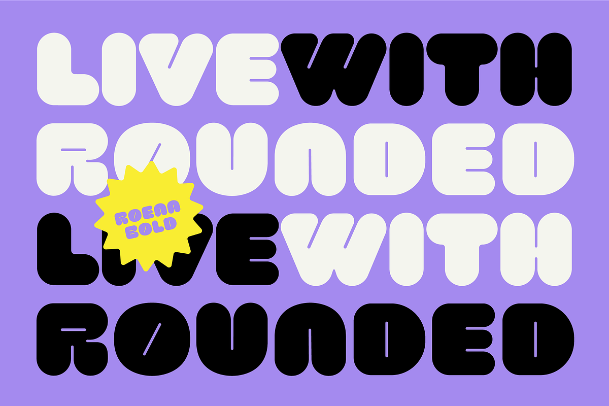 Roena - Bold Font, a Sans Serif Font by limitype (Photo 4 of 10)