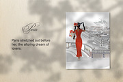 Beautiful girls in Paris., an Illustration by Laifalight (Thumbnail 4 of 4)