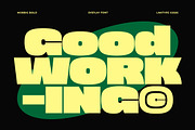 Morbig - Bold Display Font, a Sans Serif Font by limitype (Thumbnail 2 of 12)