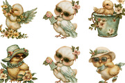 Summer Funny Chick Clipart, an Illustration by Designking (Thumbnail 4 of 5)