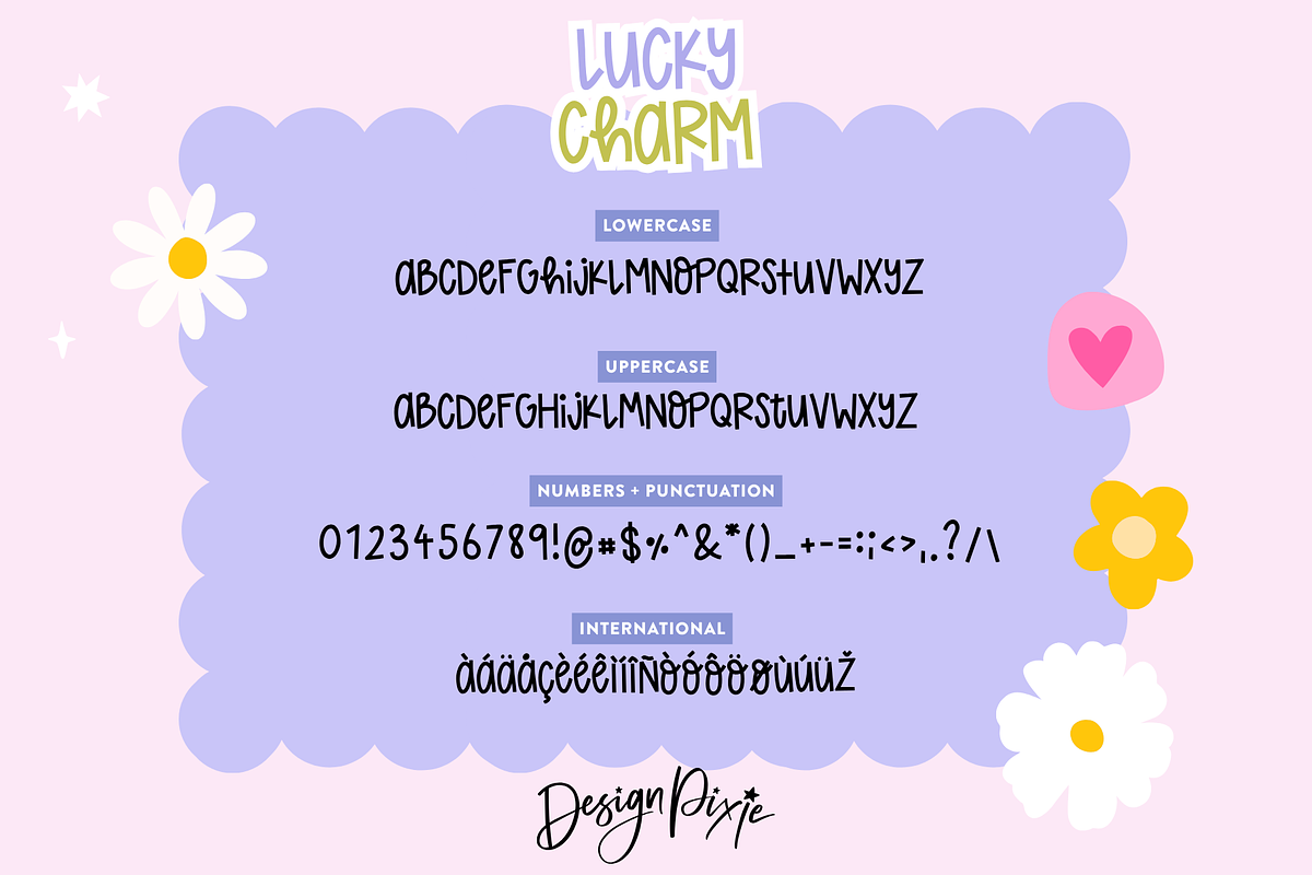 Lucky Charm Font, a Handwritten Font by Design Pixie (Photo 8 of 8)