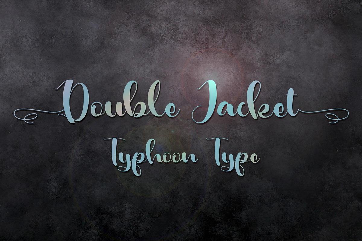 Double Jacket font