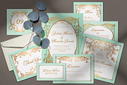 Baroque Wedding Stationery Suite, an Invitation Template by ilustrinna (Thumbnail 14 of 14)