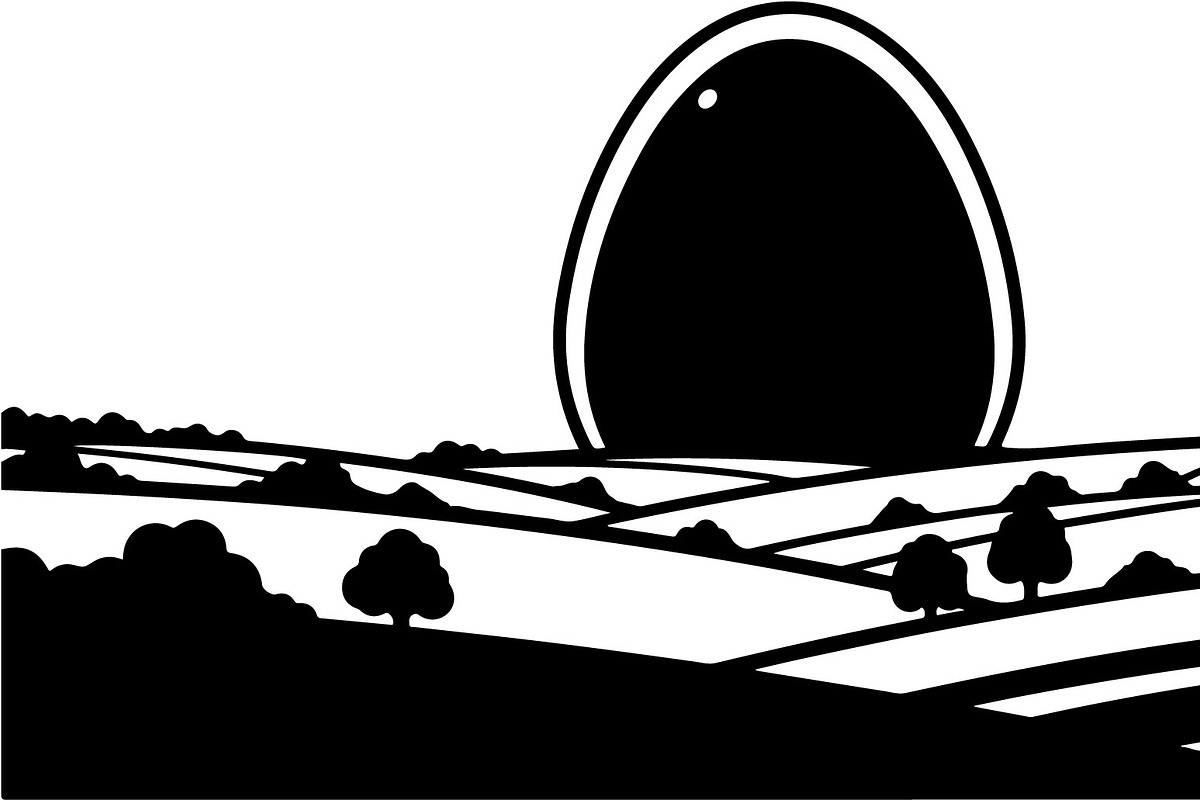 Night Landscape Egg Silhouette Bundl, an Illustration by Designs_River (Photo 20 of 22)