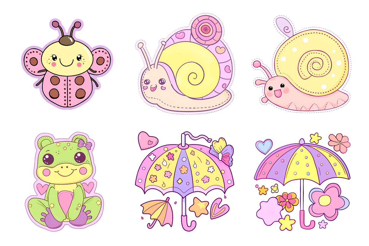 Spring Animals Clipart, an Illustration by SinaCreation (Photo 2 of 11)